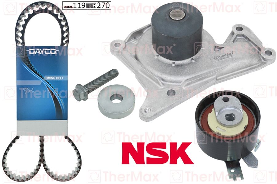 130C11508R Devirdaimli Triger Kayıs Seti THERMAX | Renault Clio IV 12&g