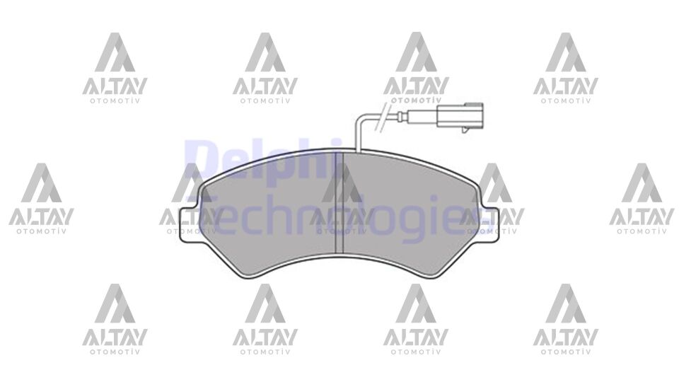 77367090 Fren Balatası Ön DELPHI | Fiat Ducato