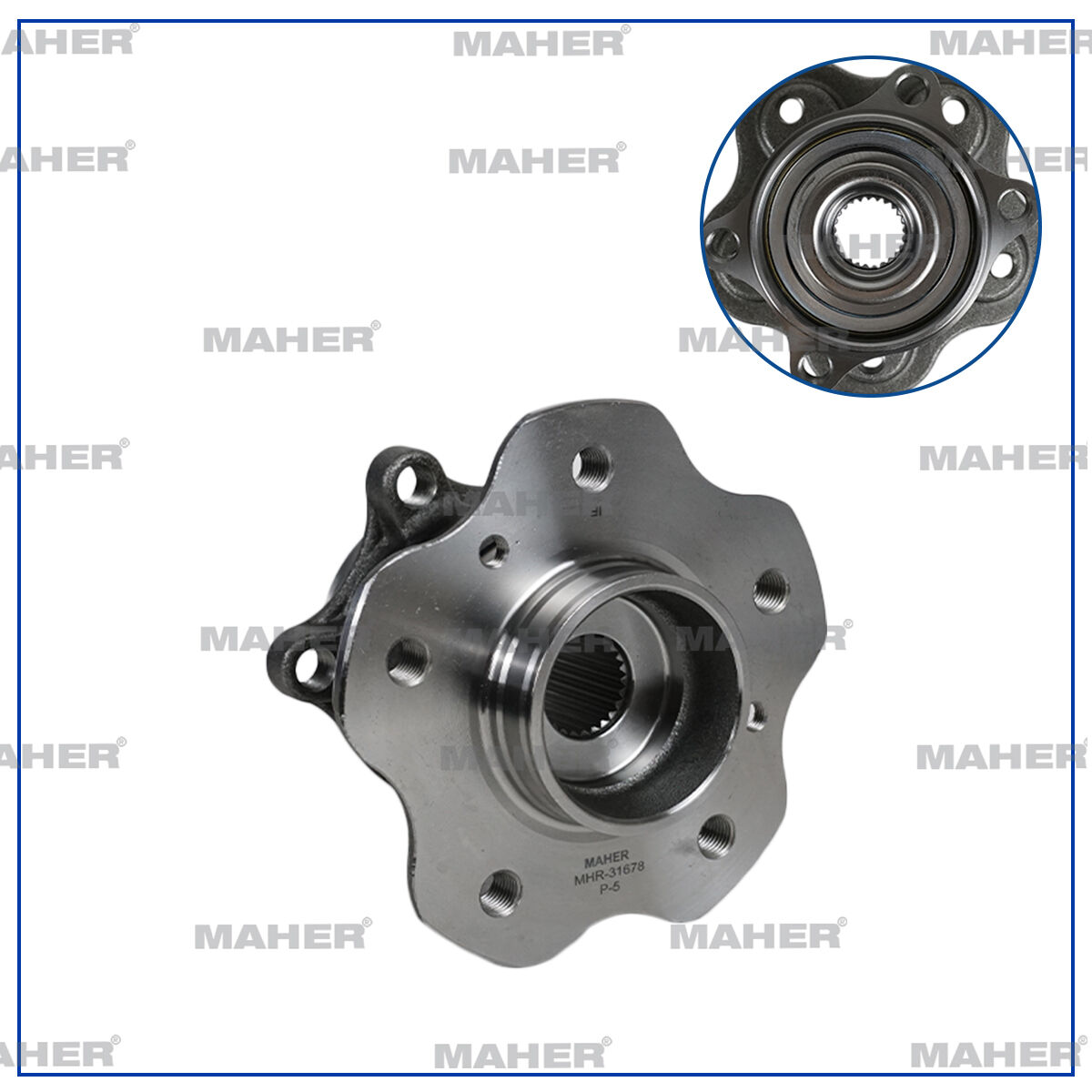 43202-4EG0A Teker Poryası Arka MAHER | Renault Kadjar