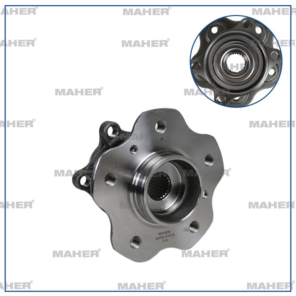 43202-4EG0A Teker Poryası Arka MAHER | Renault Kadjar