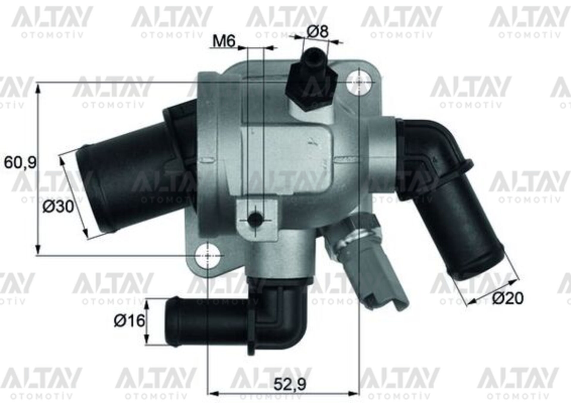 55224022-6338039-1338020 Termostat MAHLE | Fiat Doblo / Fiat Linea