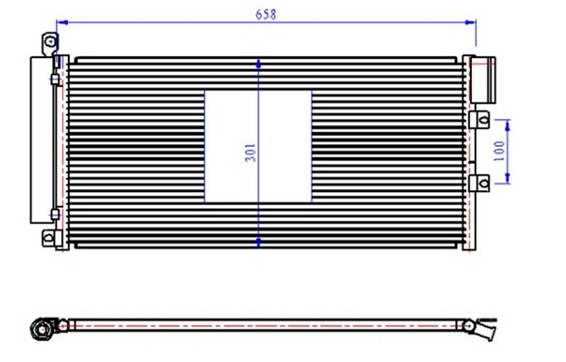 59116447 Kli̇ma Kondenseri̇ ORIS | Linea 1.3 JTD 660x305x12