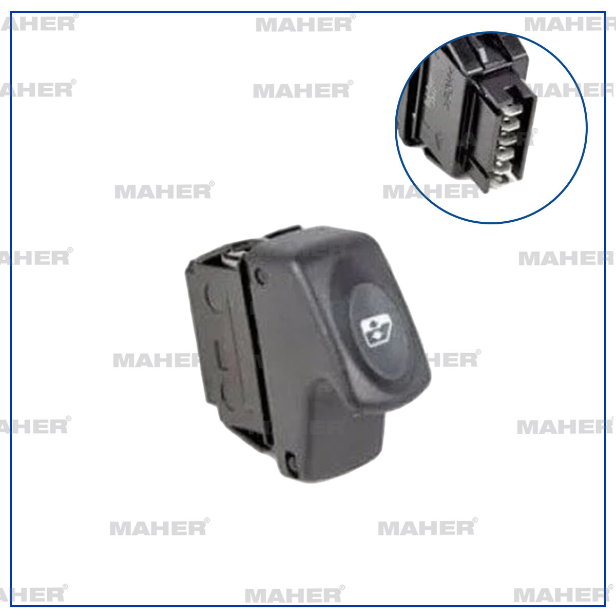 7700838101 Düğme / Anahtar Sol MAHER | Renault Kangoo