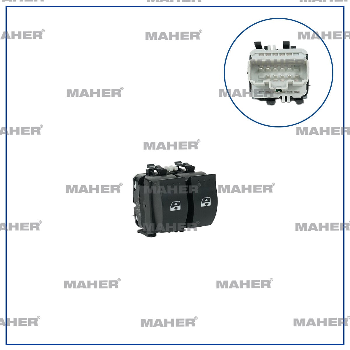 8200315033 Düğme / Anahtar Sol MAHER | Renault Megane 2