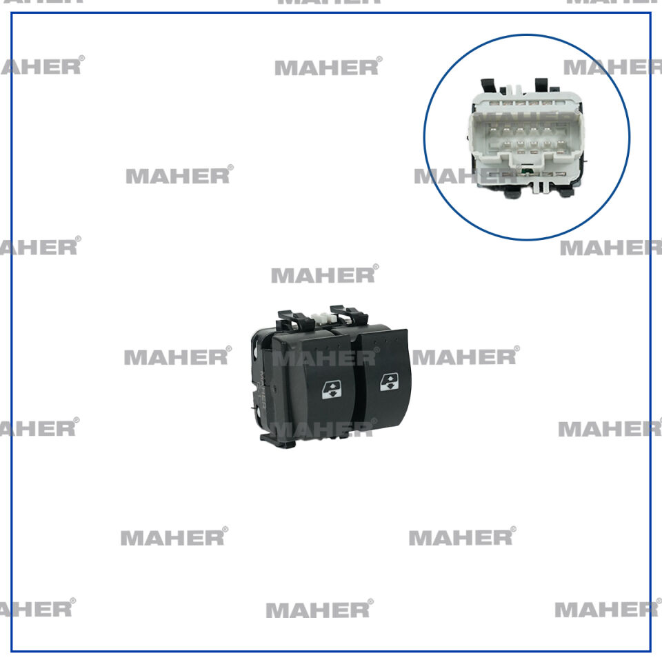 8200315033 Düğme / Anahtar Sol MAHER | Renault Megane 2