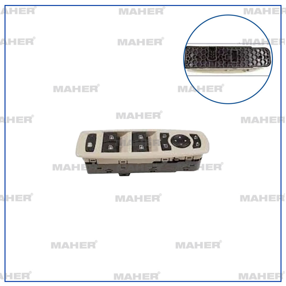 254000015R Düğme / Anahtar Sol MAHER | Renault Fluence / Renault Megane 2 / Renault Megane 3
