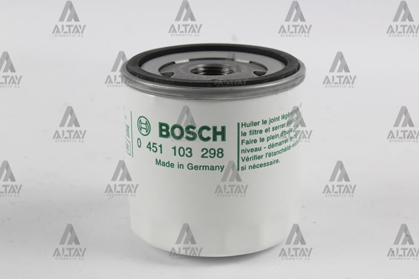 1026285 Yağ Filtresi BOSCH | Ford Fiesta / Ford Focus