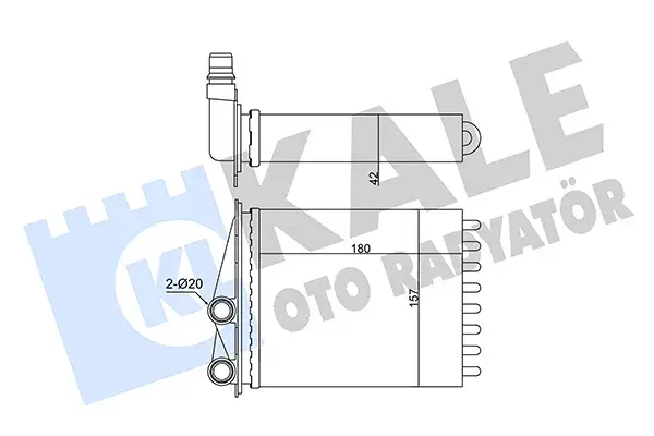 2S6H 8005 CD Su Radyatoru Mekanik VEKA | Ford Fiesta V 1.25i A t / m t Ac+ / 2001 2008
