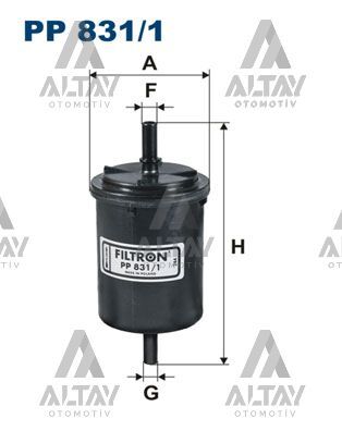 7700845961-3558252 Yakıt Filtresi FILTRON | Renault Twingo