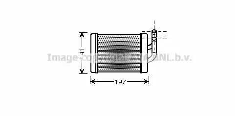 97211 4B000 Kalorifer Radyatoru Brazing VEKA | Hyundai H100
