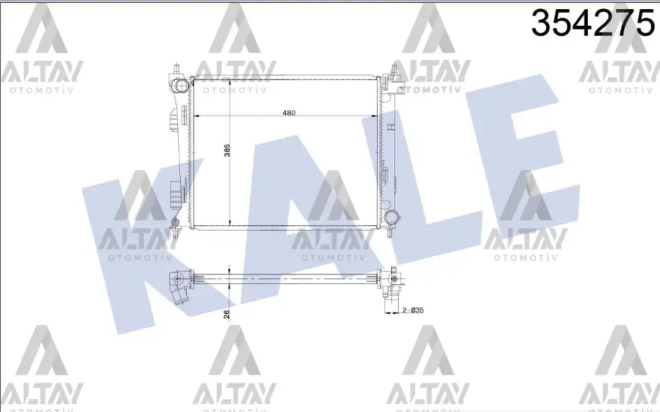 253101R300 Su Radyatoru Brazing | Hyundai Accent Blue 1.6 CRDI M t 2012 VEKA