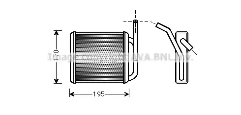 97211 43030 Kalorifer Radyatoru Brazing VEKA | Hyundai H100