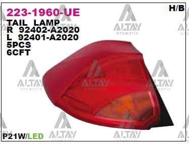 223-1960R-UE Far ve Aydınlatma DEPO | Kia Ceed