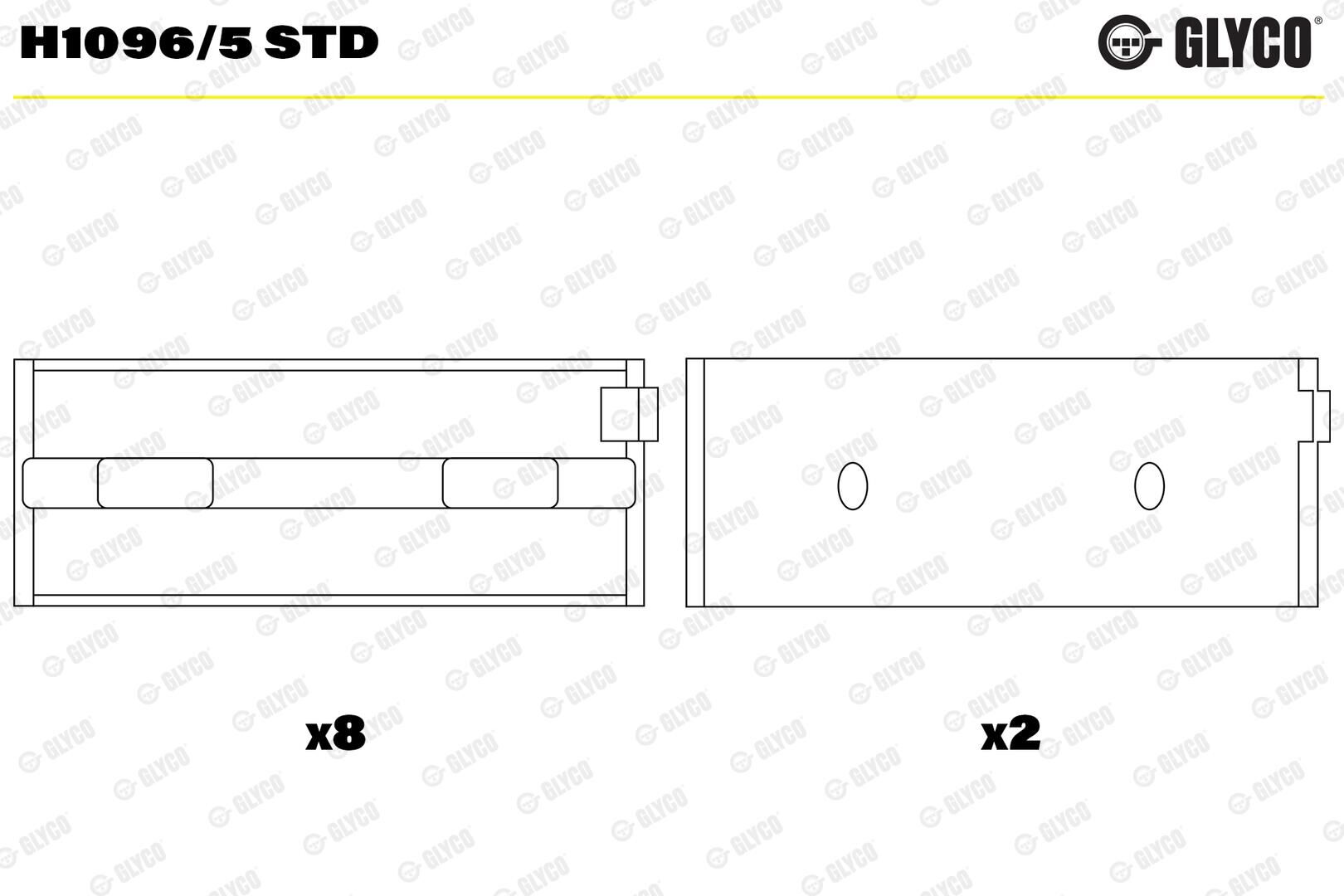 46452266 Motor Yatağı GLYCO | Fiat Doblo