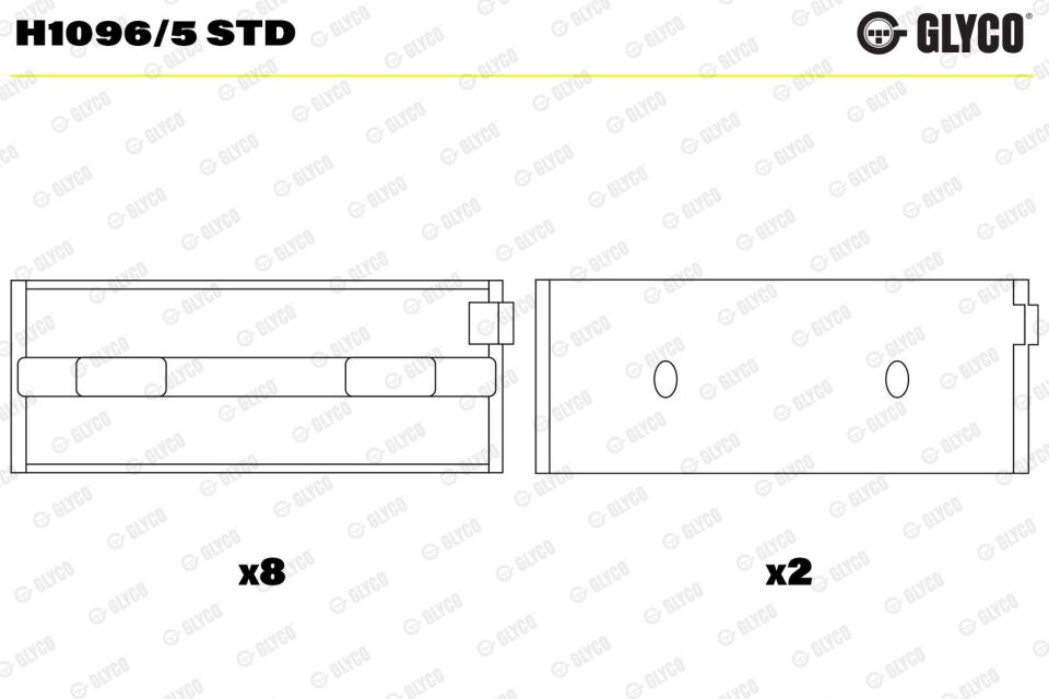 46452266 Motor Yatağı GLYCO | Fiat Doblo