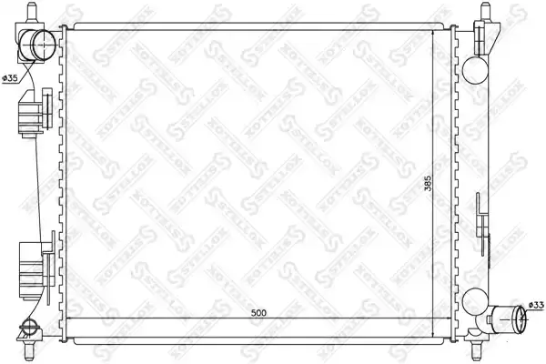 253100U000 Su Radyatoru Brazing VEKA | Hyundai I20 1.2i 16V M t Ac+ / 2012 2014