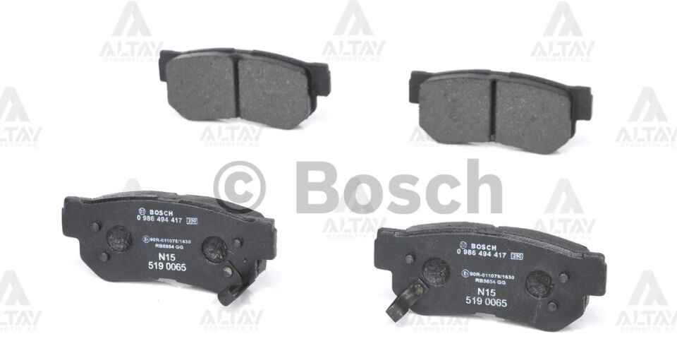 58302-17A00 Fren Balatası Arka BOSCH | Hyundai Tucson
