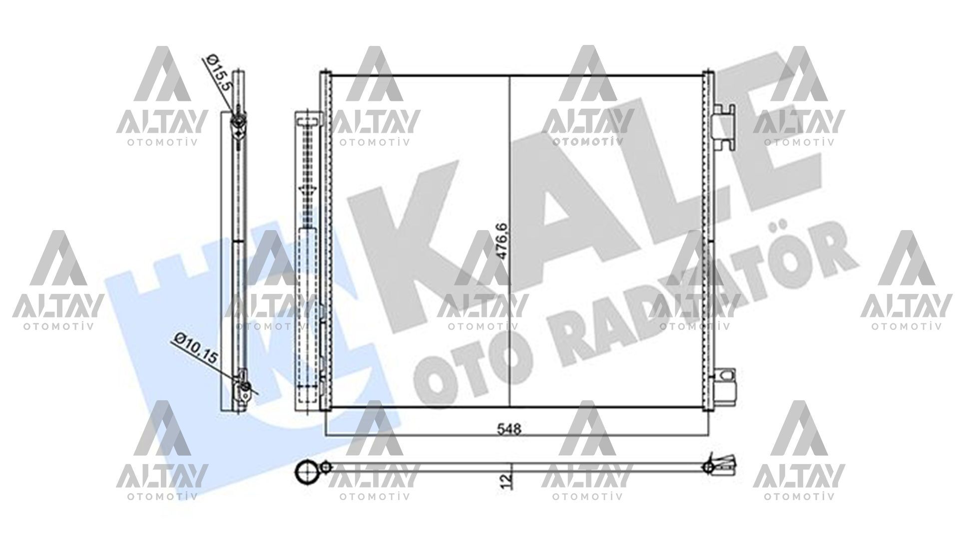 92100-9251R Klima Radyatörü KALE | Renault Kadjar