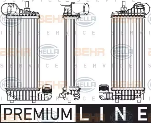 1732268 Turbo Radyatoru Intercooler VEKA | Ford Focus III 1.5 TDCI 2011 2015