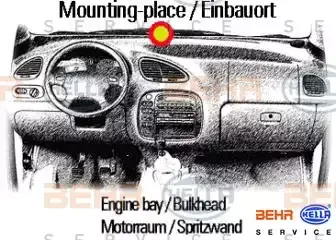 90FG18565AA Kalorifer Motoru VEKA | Ford Fiesta 1989 1995