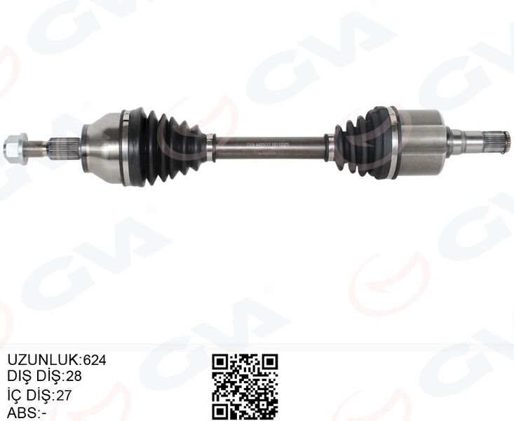 2048627 Ön Aks Komple Sol GVA | Focus III 14>17 1.5 TDCI Di