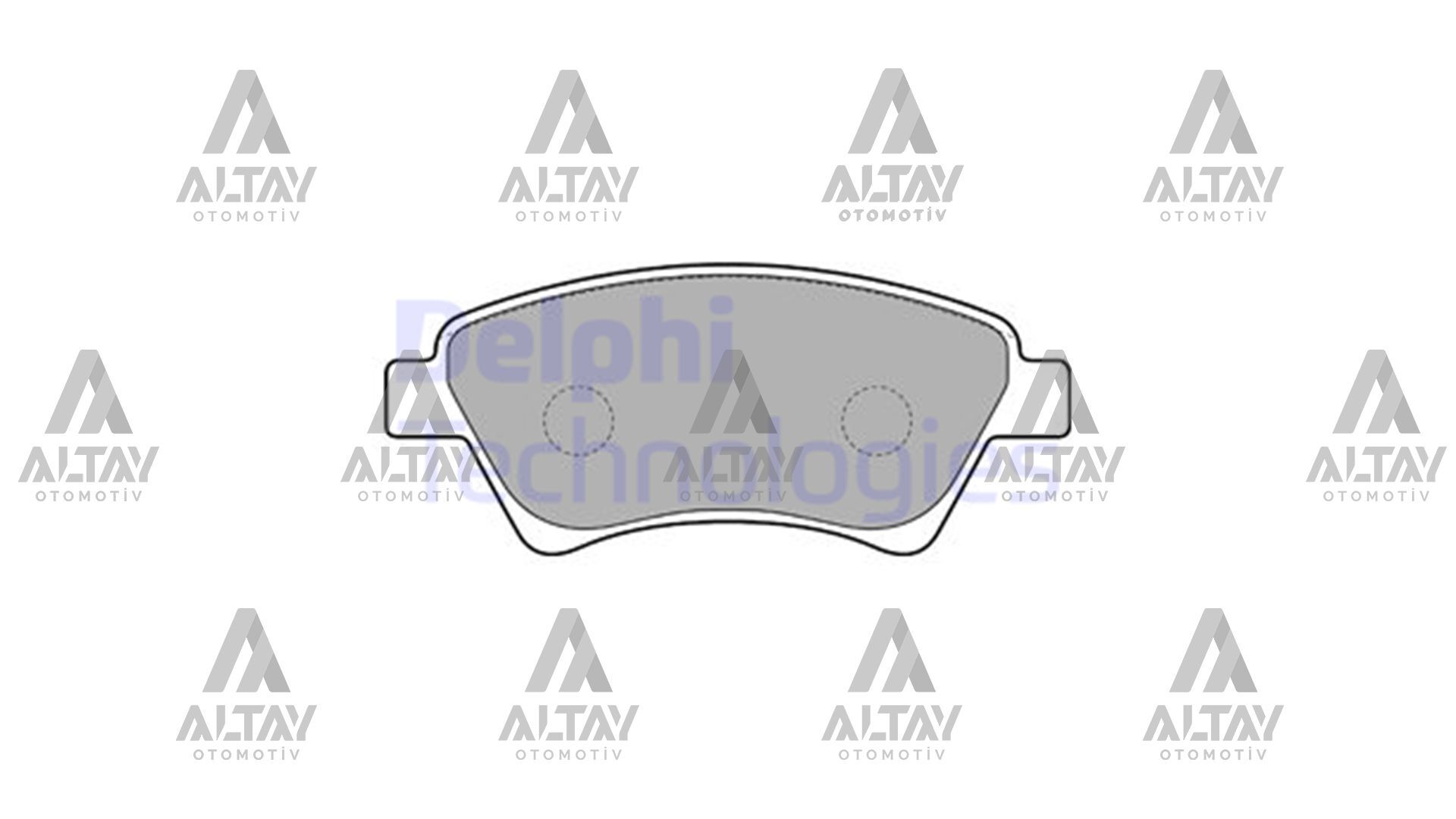 410601241R Fren Balatası Ön DELPHI | Renault Megane 2