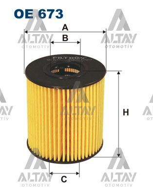 1109AH Yağ Filtresi FILTRON | Fiat Fiorino / Fiat Ducato