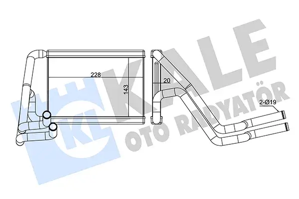 971382Y000 Kalori̇fer Radyatörü | Hyundai İX35. Tucson 1.6L G4FD KALE