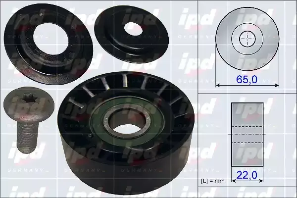 25287-2A010 Gergi Rulmanı GMB | Hyundai i20 / Hyundai i30