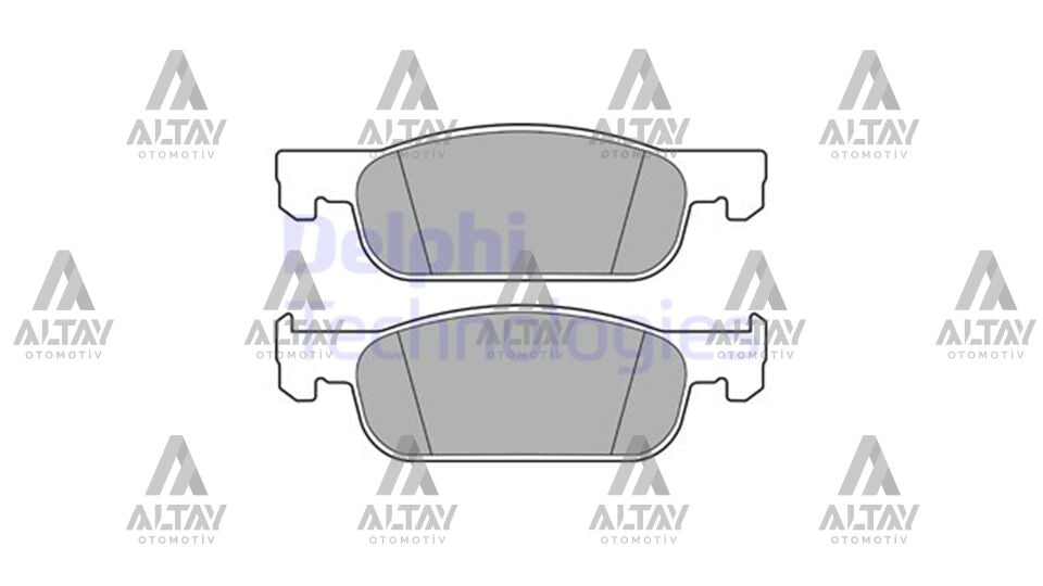 410605536R Fren Balatası Ön DELPHI | Renault Clio 4