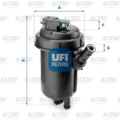 813042 Yakıt Filtresi UFI | Fiat Doblo / Fiat Ducato