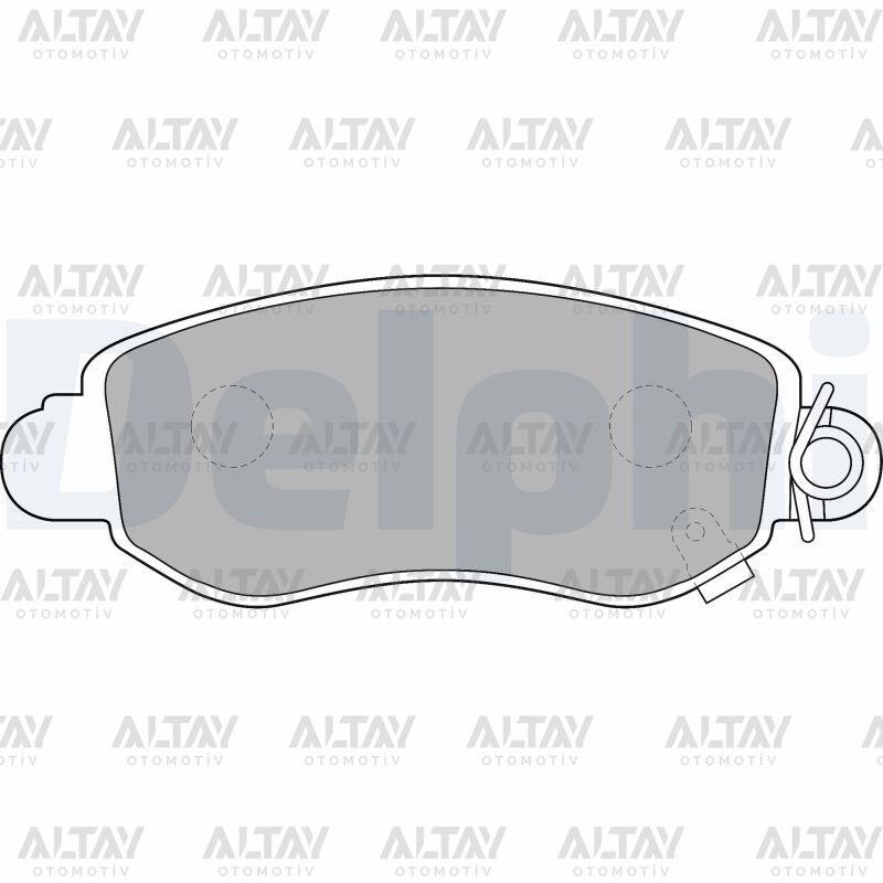 YC152K021BA Fren Balatası DELPHI | Ford Transit