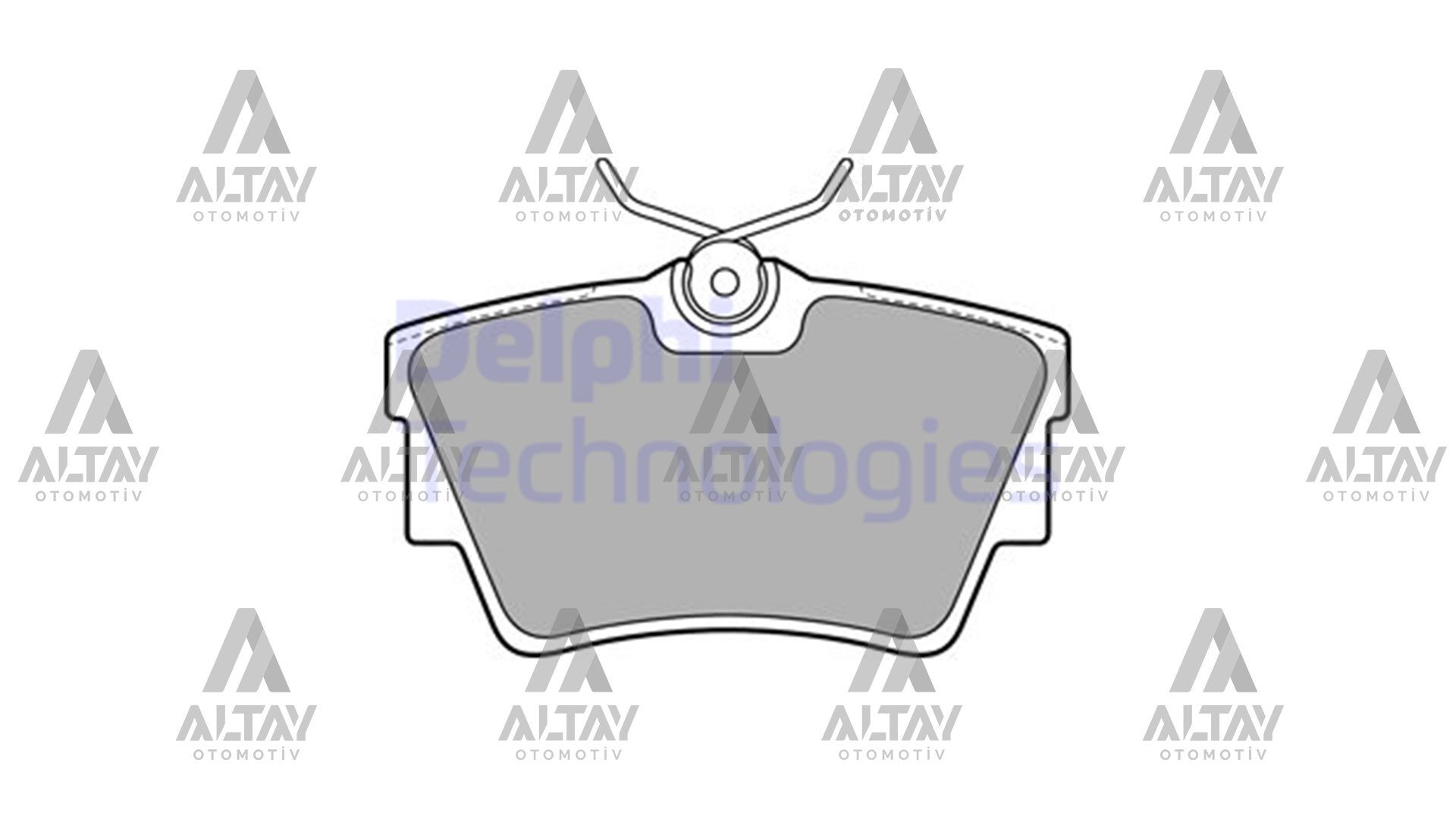 440607091R Fren Balatası Arka DELPHI | Renault Trafic