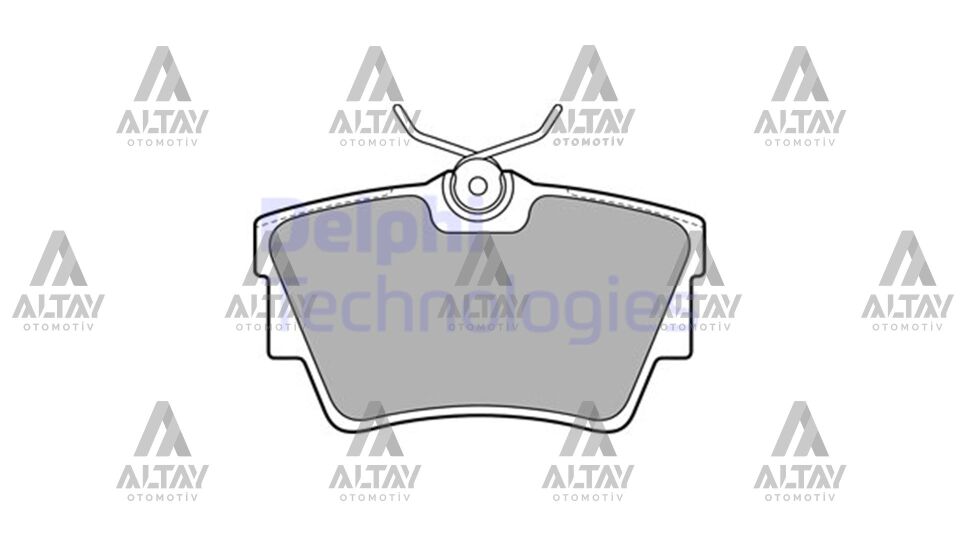 440607091R Fren Balatası Arka DELPHI | Renault Trafic