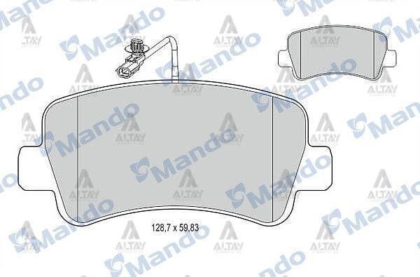 440600264R Fren Balatası Arka MANDO | Renault Master