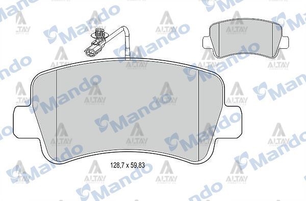 440600264R Fren Balatası Arka MANDO | Renault Master