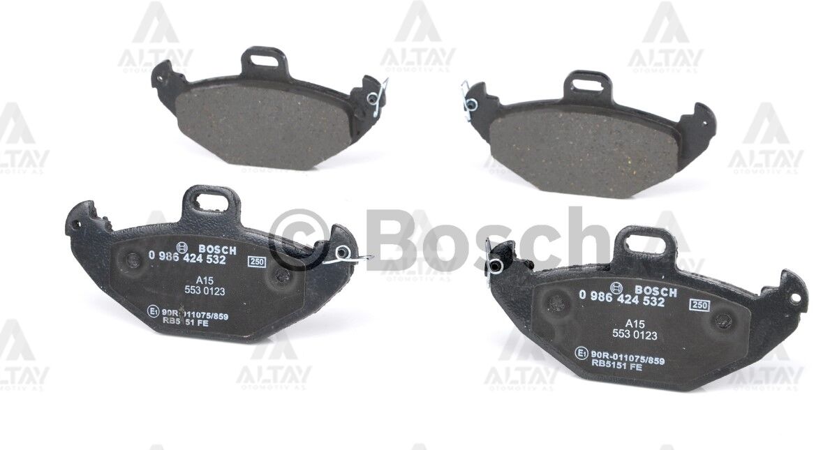 7701205491 Fren Balatası Arka BOSCH | Renault Laguna